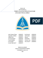 Anggaran Tenaga Kerja Fungsi Perencanaan dan Pengawasan