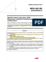 R. MGN - 480 Am2 MLC 2006 Shipowner's Liabilities Including Seafarer Compensation