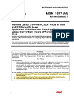 R. MSN - 1877 Am1 MLC 2006 Hours of Work and Entitlement To Leave Application of MS (MLC) (Hours of Work) Reg 2018