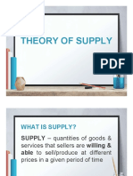 Theory of Supply