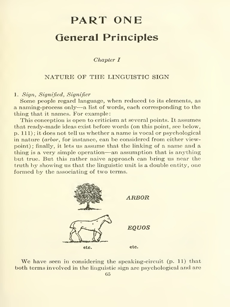 Course In General Linguistics