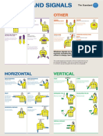 Crane Hand Signal Poster