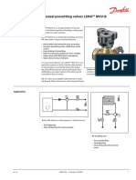 Data Sheet Manual Presetting Valves LENO™ MSV-B: Description