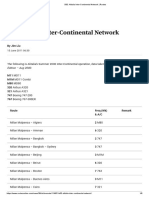 Alitalia Inter-Continental Network - Routes