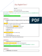 Key English Test 1