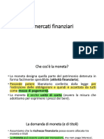 I Mercati Finanziari