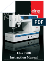 Elna 7200 Manual