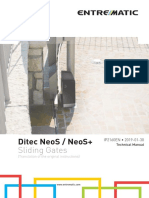 EN - Ditec NeoS Technical Manual