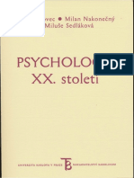 Psychologie XX Stoleti Hoskovec Nakonecny Sedlakova 2003