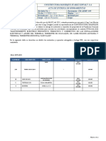 Informe de Entrega Materiales Usados CM-AEMU 09
