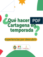 Portafolio Experiencias Cartagena de Indias Temporada Mitad de Año 2022