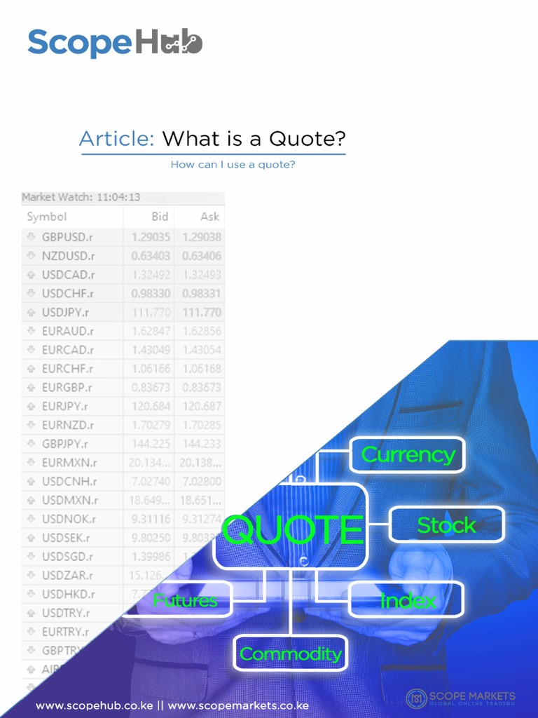 What Is A Quote PDF