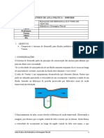 Comprovação do Teorema de Bernoulli com Tubo de Venturi