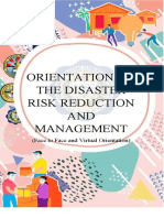Orientation On The Disaster Risk Reduction and Management