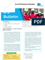 Institute of Petroleum Studies: About The Bulletin