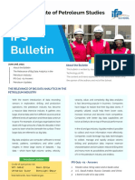 Institute of Petroleum Studies: About The Bulletin