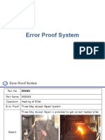 Error Proofing System New