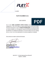 Certificado Laboral Fletx