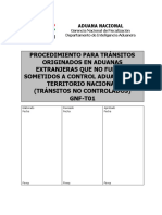 RD 01-028-19 Transitos No Controlados