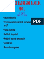 Agenda 5to G