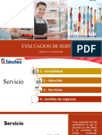 Evaluacion de Servicio