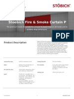 Stoebich Fire & Smoke Curtain P: Datasheet