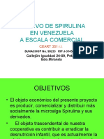 Cultivo de Spirulina en Venezuela para combatir desnutrición