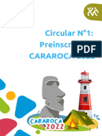 Circular 1, Cararoca 2022 Preinscripción