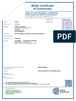 Iecex Certificate of Conformity