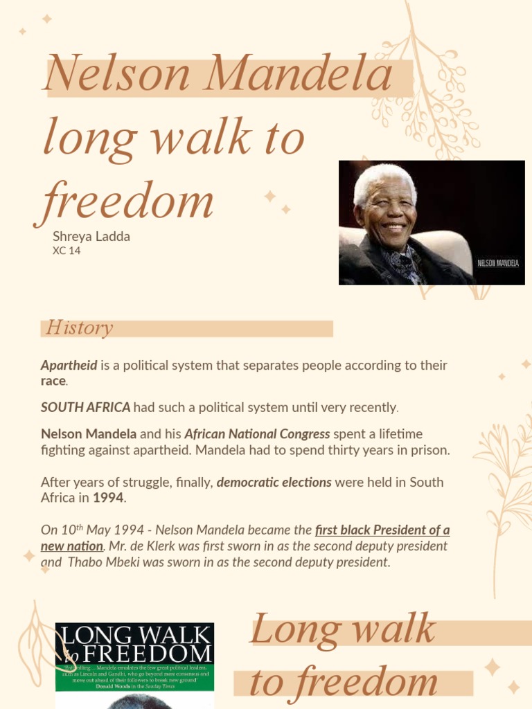 Nelson Mandela Long Walk To Freedom | PDF | Nelson Mandela
