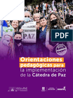 Orientaciones Catedra de Paz