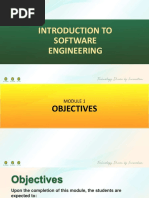 Introduction To Software Engineering