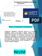 Competitive Intelligence PSDA 1