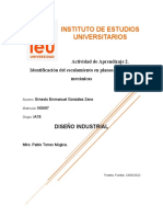 Actividad de Aprendizaje 2. Identificación Del Escalamiento en Planos de Piezas Mecánicas