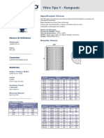 Filtro Tipo Y Flangeado para Fluidos Industriais