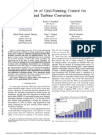 An Overview of Grid-Forming Control For Wind Turbine Converters