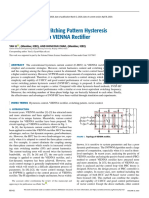 A Space Vector Switching Pattern Hysteresis Control Strategy in VIENNA Rectifier