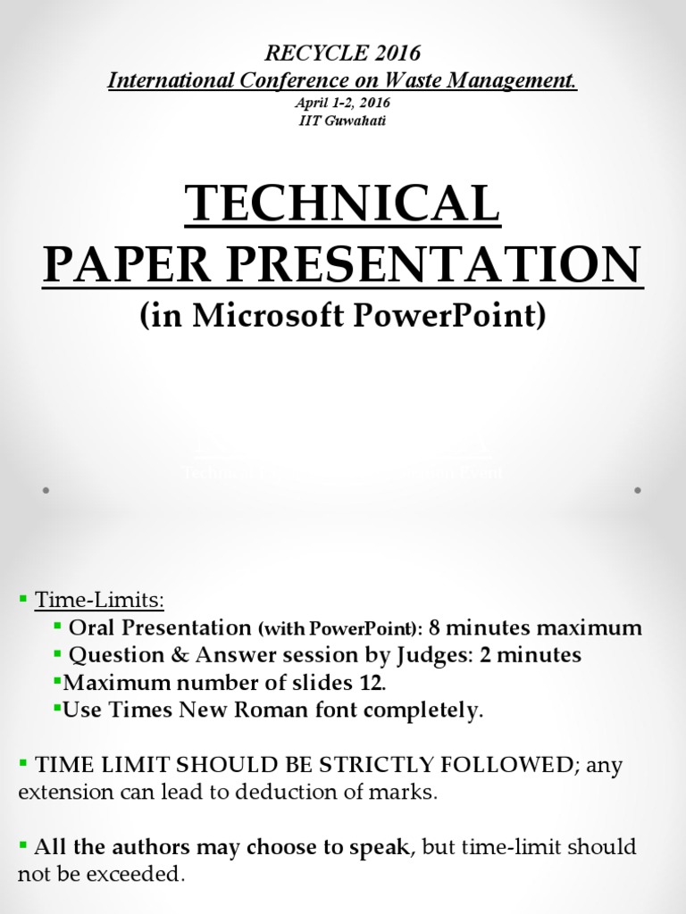 technical paper presentation pdf download