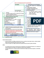 Actividades de Ambientación de Aulas.