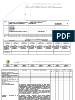 Planificación anual área educación