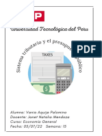 Sistema Tributario y El Presupuesto Público (Infografia)