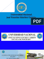 Universidades en El Perú Informe Estadístico