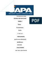 Ana Mayra Tarea - 7 - Trimestre 12 - Pruebas de Probabilidad ESTADISTICA