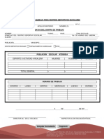 Formulario Deportivos Escolares