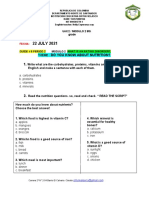 22 JULY 2021: Do You Know About Nutrition? 1