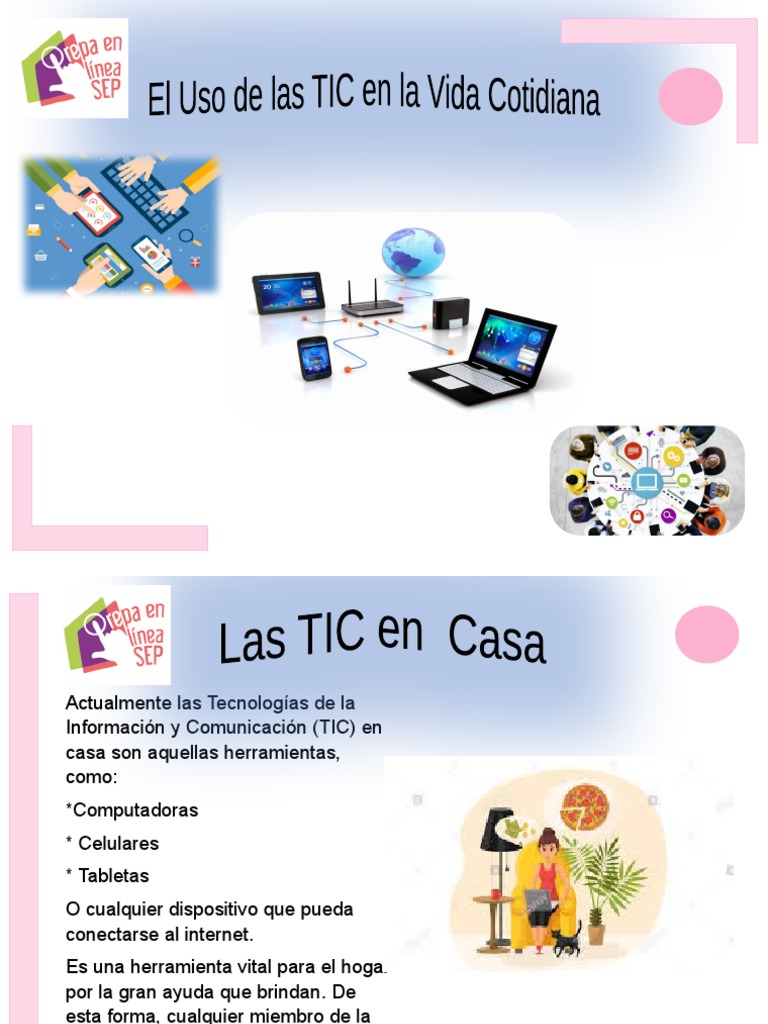 El Uso de Las Tic en La Vida Cotidiana | PDF | Tecnología de ...