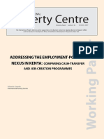 Overty Centre: Addressing The Employment-Poverty Nexus in Kenya