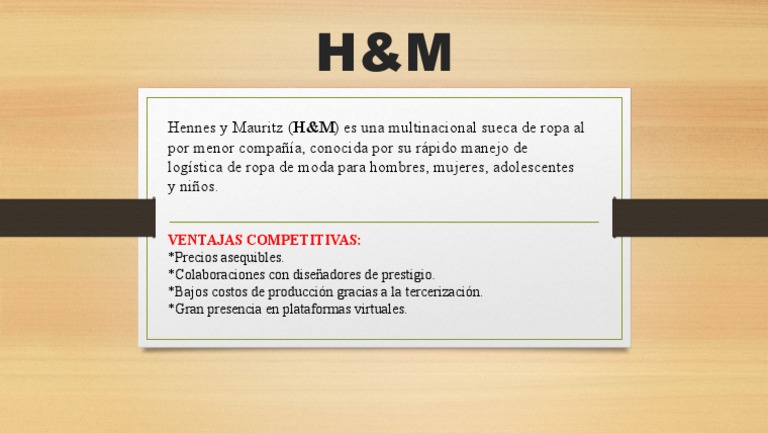 H&M | PDF
