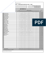 Resultados da 1a Avaliação Específica de Matemática do 4o Ano