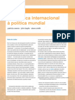 The Globalization of World Politics: An Introduction To International Relations (Introdução - Cap 4)